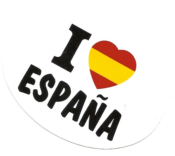 Sticker Aufkleber i love espana